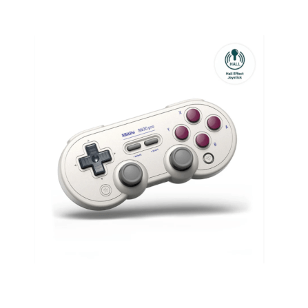 จอยเกมไร้สาย 8Bitdo SN30 Pro สีเทา/ปุ่มม่วง_2